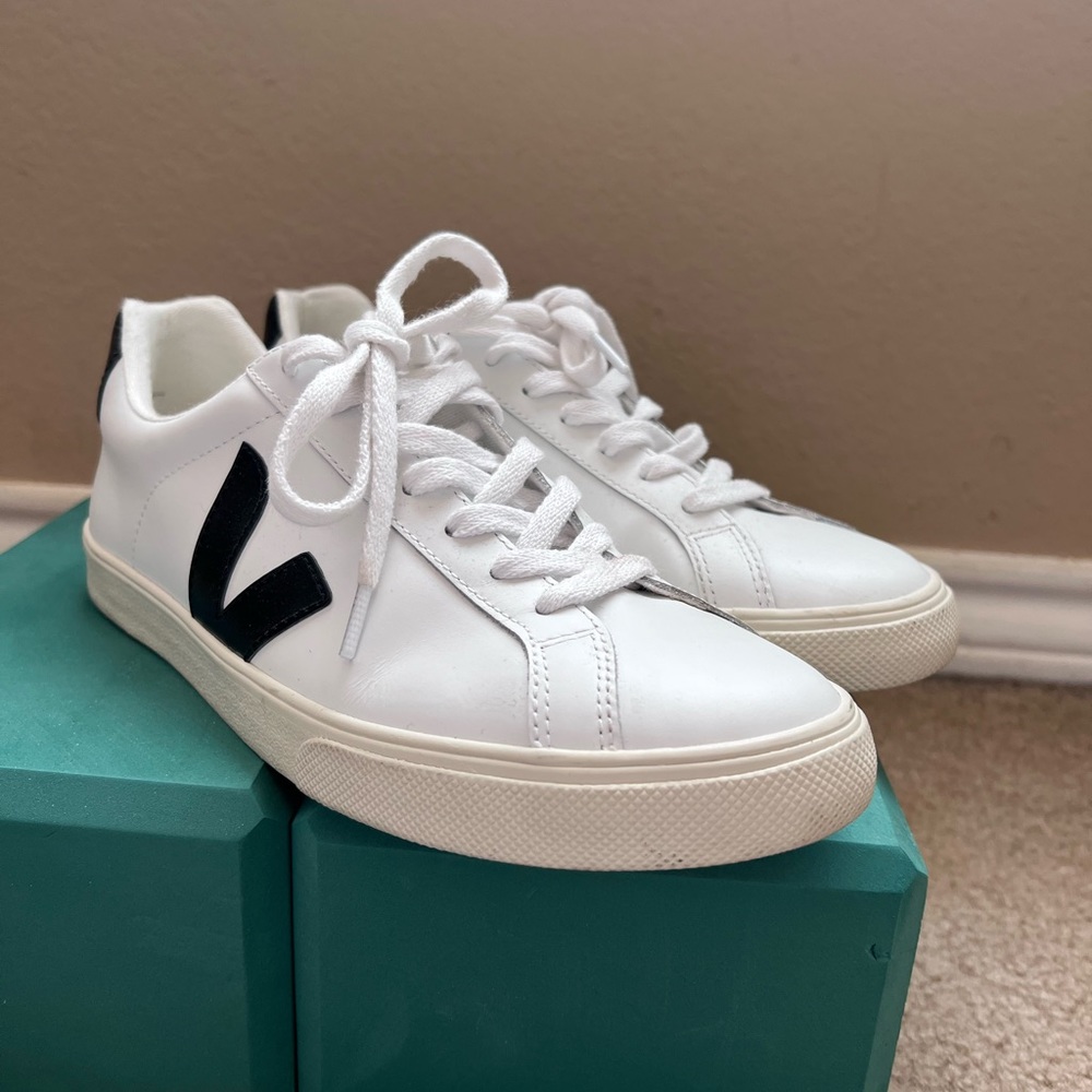 Veja Esplar Rubber Trimmed Sneakers Size 8